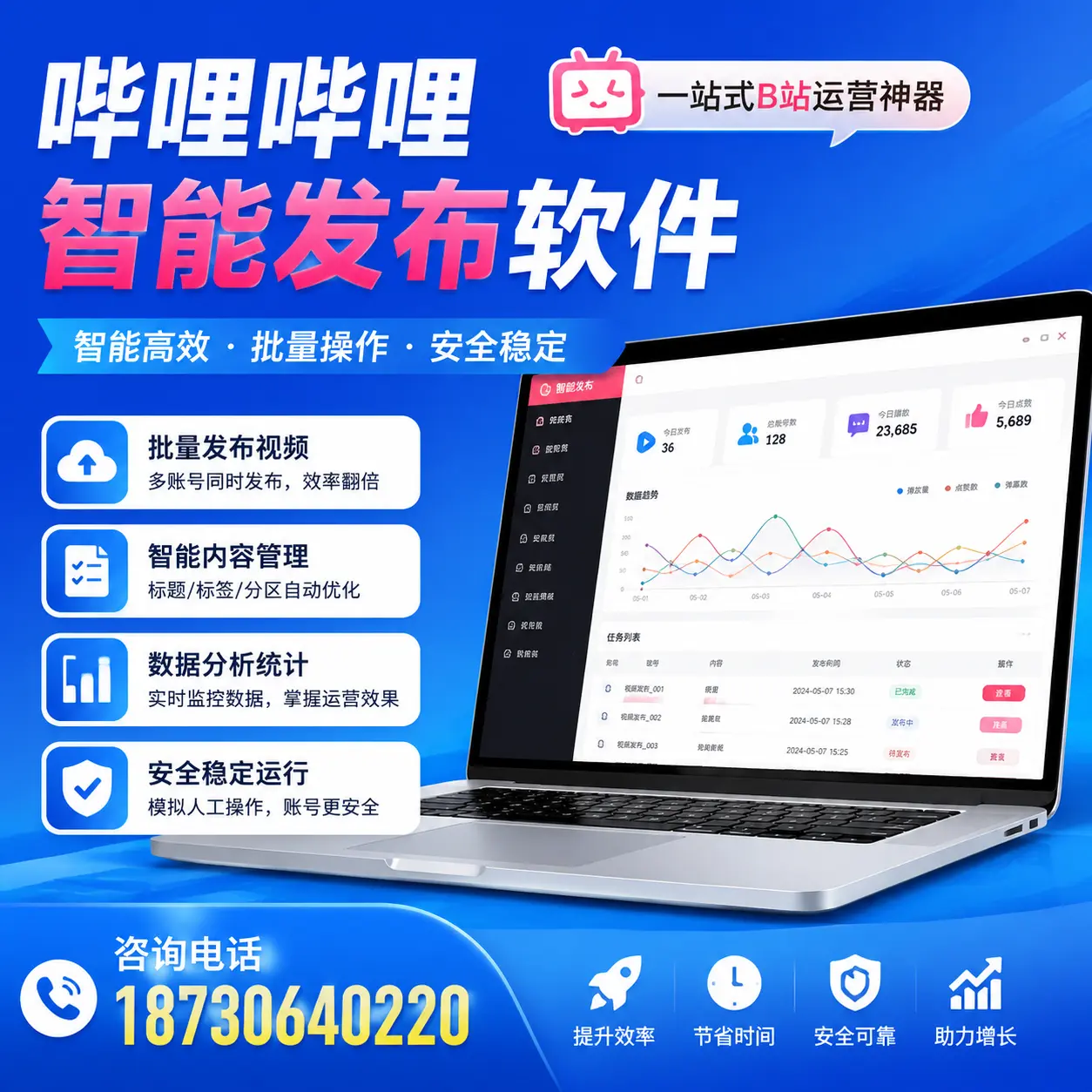 如何通过哔哩哔哩智能发布软件提升 长沙 企业曝光率